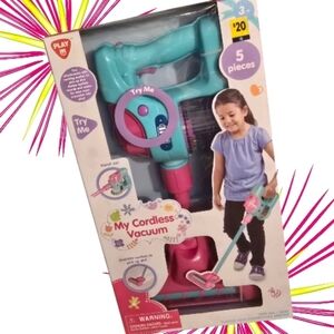 Pink Cordless Vacuum Toy